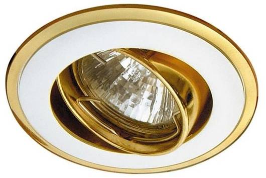 Silber-goldene schwenkbare Deckenleuchte UO-09 2262551