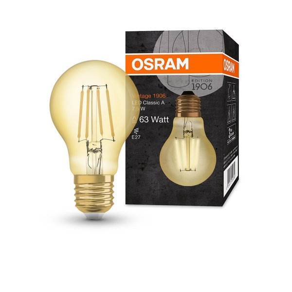 Żarówka LED E27 7,5W 865LM 2500K VINTAGE A63 OSRAM