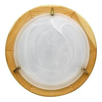 Ceiling lamp Candellux 13-70138 Alabaster plafond 30 pine 1X60W