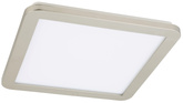 Plafon do łazienki NEXIT minimalistyczny – srebrny satynowy 40 cm – plafon z funkcją ściemniania LED 3000K 24W IP44