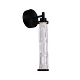 CORTE wall lamp black matt 10W LED 3000K clear shade