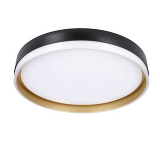 Florida ceiling lamp white + gold + black plafond 24w led 38 cm white shade