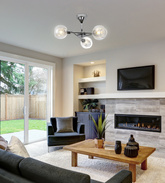 Lampa wisząca bezbarwna z koszyczkiem chrom Ozzo 33-72214