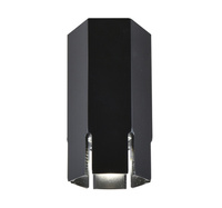 Lampa sufitowa tuba Tuba czarna natynkowa GU10 metalowa