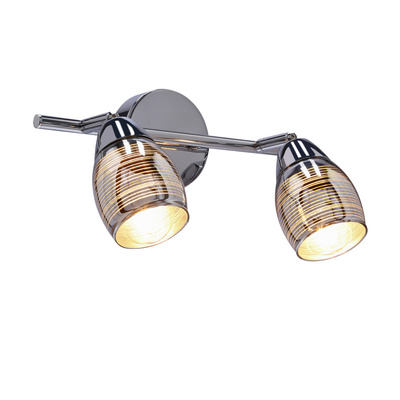 Bandă de perete 2X10W E14 LED crom MILTON 92-41265