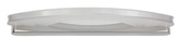 Bathroom wall lamp chrome cold white LED 7W 58cm Nike Candellux 20-37381