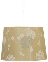 Lampa wisząca z abażurem Karen klasyczna do salonu i jadalni