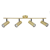 Wand-/Deckenleuchte aus Messing, 4 x 15 W, Colly 94-01740