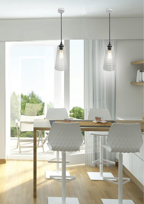 Hanging ceiling lamp candellux manila 31-51240 e27 colorless