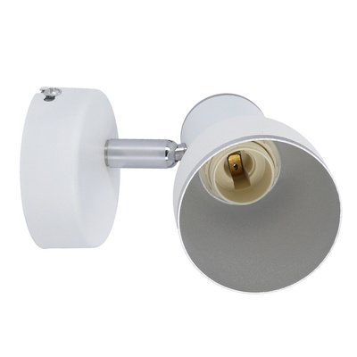 Lampa ścienna kinkiet 1xE14 biały+chrom FIDO 91-63366