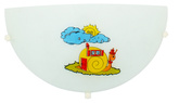 Halbplafond für eine Kinderzimmer-Wandleuchte Snail Candellux 11-71814