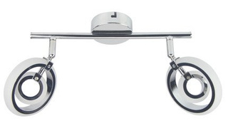 Lampa sufitowa Celt listwa regulowana 2-punktowa LED do salonu metalowa