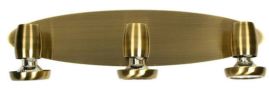 Deckenleuchte Candellux 93-83411 Lotusstreifen 3*50W GU10 Patina