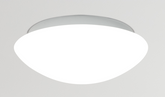 Deckenleuchte aus weißem Glas für das Badezimmer E27 60W 17,5cm Nina Candellux 12-74150