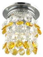 Plafonnier décoratif chrome/jaune SK-68 2246119