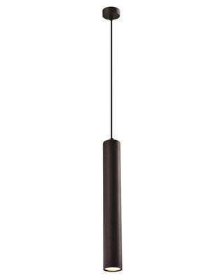 Lampe tube suspendue noire 40cm 1xGU10 Tubo31-78551