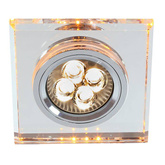 Deckenleuchte quadratische bernsteinfarbene LED-Öse GU10 SS-22 Candellux 2235226