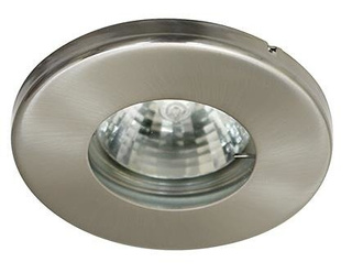 Plafonnier nickel satiné rond sh-06 hermétique IP65 2291037