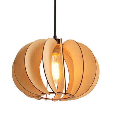 ECO 2 SUSPENSION 1X40 E27 ABAT-JOUR BOIS