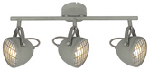 Applique bande 3X50W GU10 gris béton PENT 93-68064