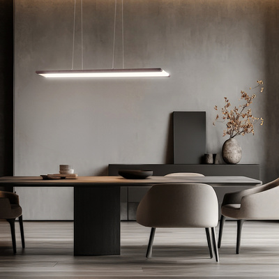 Hängelampe braun verstellbar LED 28W 4000K Coconut Apeti A0010-311