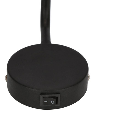 Wall lamp black and gold movable switch 1xGU10 Tina 21-76816