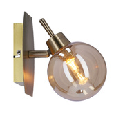 Llamp patina wall lamp 1x40w g9 with amber shade