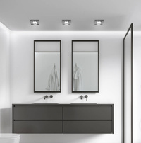 Deckenleuchte schwarz quadratisch LED 3er Set SS-16 99-49018