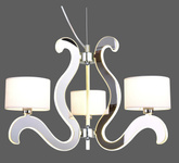 Lampa wisząca chrom 3xE14 + LED Ambrosia 33-33895