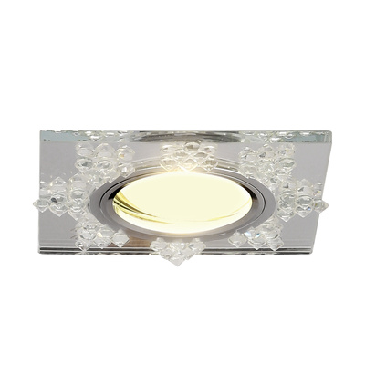 Plafonnier Candellux ss20 carré fixe verre transparent