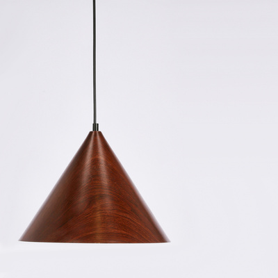 DUNCA HANGING LAMP 32CM E27 DARK NUT LAMPSHADE