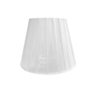 ABAT-JOUR POUR MALVA E14 BLANC