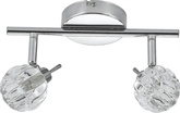 Lampa ścienna listwa 2X40W G9 chrom BOMBOLA 92-70296