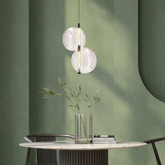 PLAYA pendant lamp black 10W LED 3000K clear shade
