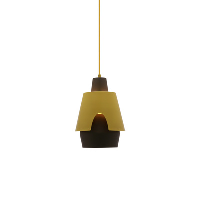 Lampa suspendata galben/gri E27 Falun Ledea 50101149