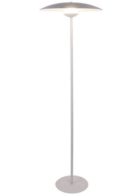 Lampadaire LED blanc 16W Lund Ledea 50633057