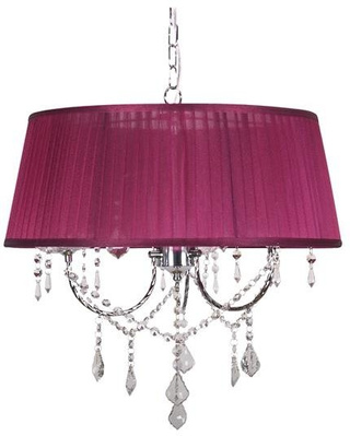 Plafonnier suspendu amarante 3 Malva 31-21335