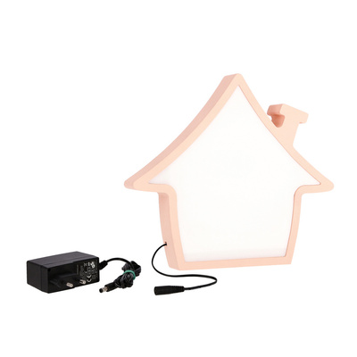 LAMPE DE TABLE LED HOUSE POUR ENFANTS IQ KIDS ROSE