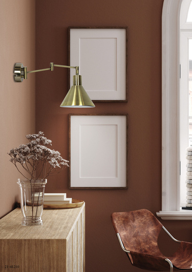 Copenhagen 21-41210 patina adjustable wall lamp