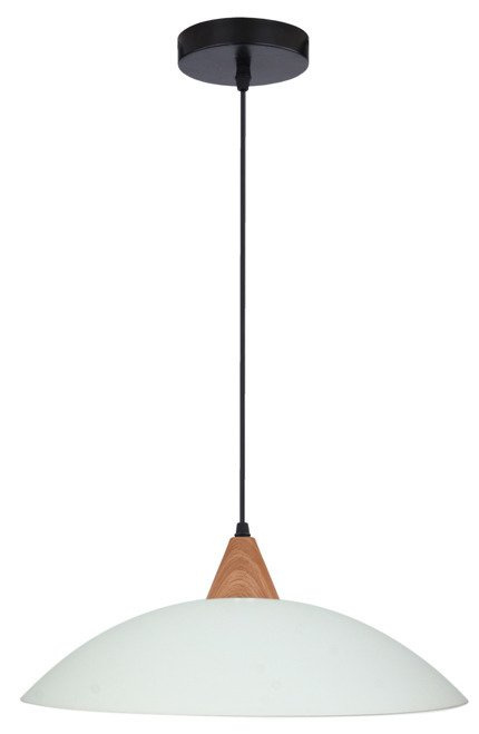 Hanging lamp glass matt white Otriks 31-63557