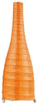 Lampe de table en papier orange Bouteille 41-88317