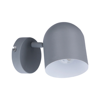 Aplic de perete 1X40W E27 gri mat AZURO 91-63205