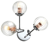Dreifache Wandleuchte aus Chrom mit Glasschirmen Best Candellux 23-67258