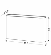Applique murale projecteur doré Lampe Polaris 22-76779
