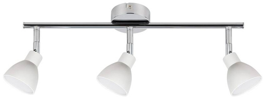 Lampa sufitowa Roy listwa regulowana 3-punktowa LED do salonu metalowa