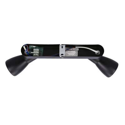 Ceiling wall lamp black strip 2x40W Picardo 92-50717