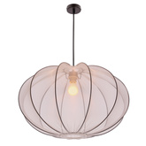 MELLOW lampă suspendată neagră 1x40W E27 abajur 60 sferă albă 31-41975