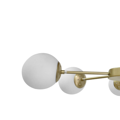 Ceiling lamp brass/white 4xG9 MATI 34-01566