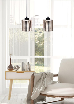 Plafonnier chromé 2xE27 COX 32-53879