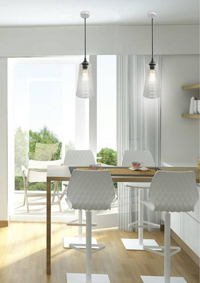 Hanging ceiling lamp candellux manila 31-51240 e27 colorless